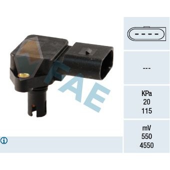 Снимка на Мап сензор FAE 15038 за Seat Ibiza 2 (6K2) 1.6 i - 101 коня бензин
