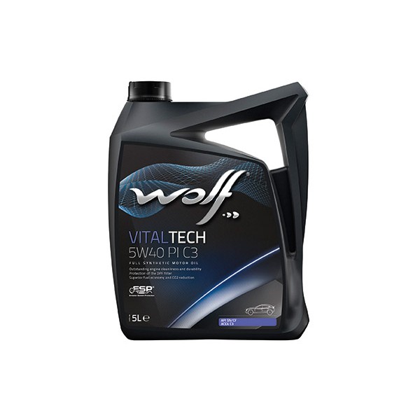 Снимка на Масло за скоростна кутия WOLF VITALTECH 5W40 PI C3 5W40 8303012 за CADILLAC DTS 4.6 - 279 коня бензин