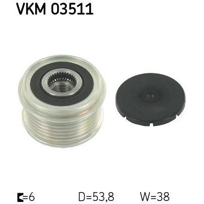 Снимка на Механизъм за свободен ход на генератор SKF VKM 03511 за BMW 3 Touring F31 316 d - 116 коня дизел
