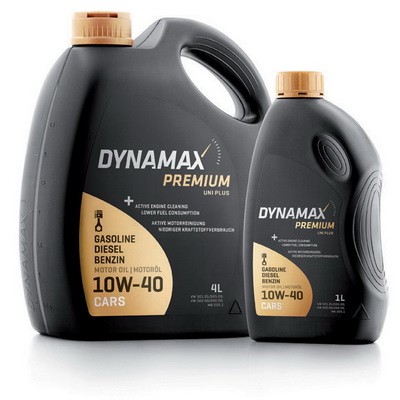 Снимка на Моторно масло DYNAMAX PREMIUM UNI PLUS 10W-40 501892 за Autobianchi Y10 1.1 4WD (156AC) - 50 коня бензин