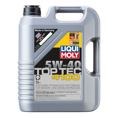 Снимка на Моторно масло LIQUI MOLY Top Tec 4100 5W-40 9511 за Mercedes C-class Estate (s202) C 280 T (202.089) - 197 коня бензин