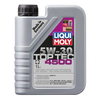 Снимка на Моторно масло LIQUI MOLY Top Tec 4500 5W-30 3724 за Seat Toledo (1L) 1.8 16V - 133 коня бензин