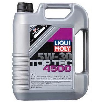 Снимка на Моторно масло LIQUI MOLY Top Tec 4500 5W-30 3729 за Fiat Palio 178bx 1.8 - 106 коня бензин