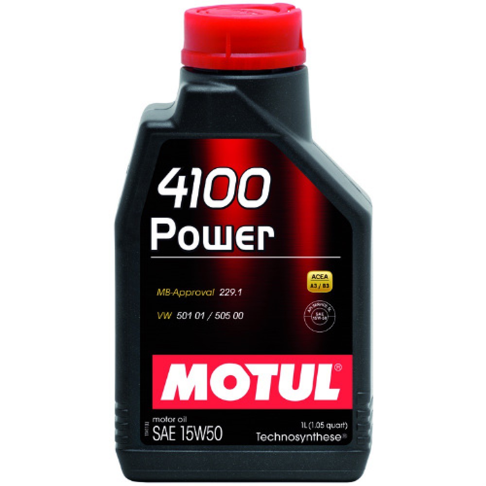 Снимка на Моторно масло MOTUL 4100 POWER 15W50 15W50 102773 за Ford Scorpio MK 2 Estate (GNR,GGR) 2.3 i 16V - 147 коня бензин
