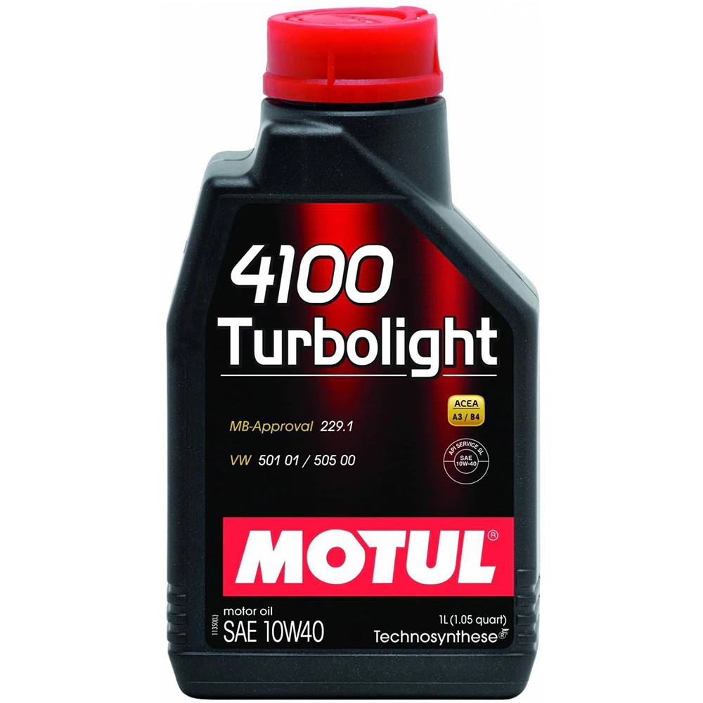 Снимка на Моторно масло MOTUL 4100 TURBOLIGHT 10W40 10W40 102774 за Daihatsu Cuore 3 L201 0.8 - 41 коня бензин