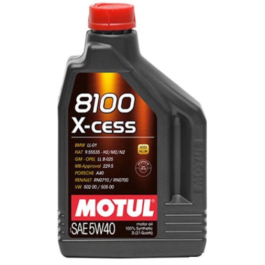Снимка на Моторно масло MOTUL 8100 X-CESS 5W40 5W40 102869 за Audi 80 Sedan (89, 89Q, 8A, B3) 1.8 - 75 коня бензин
