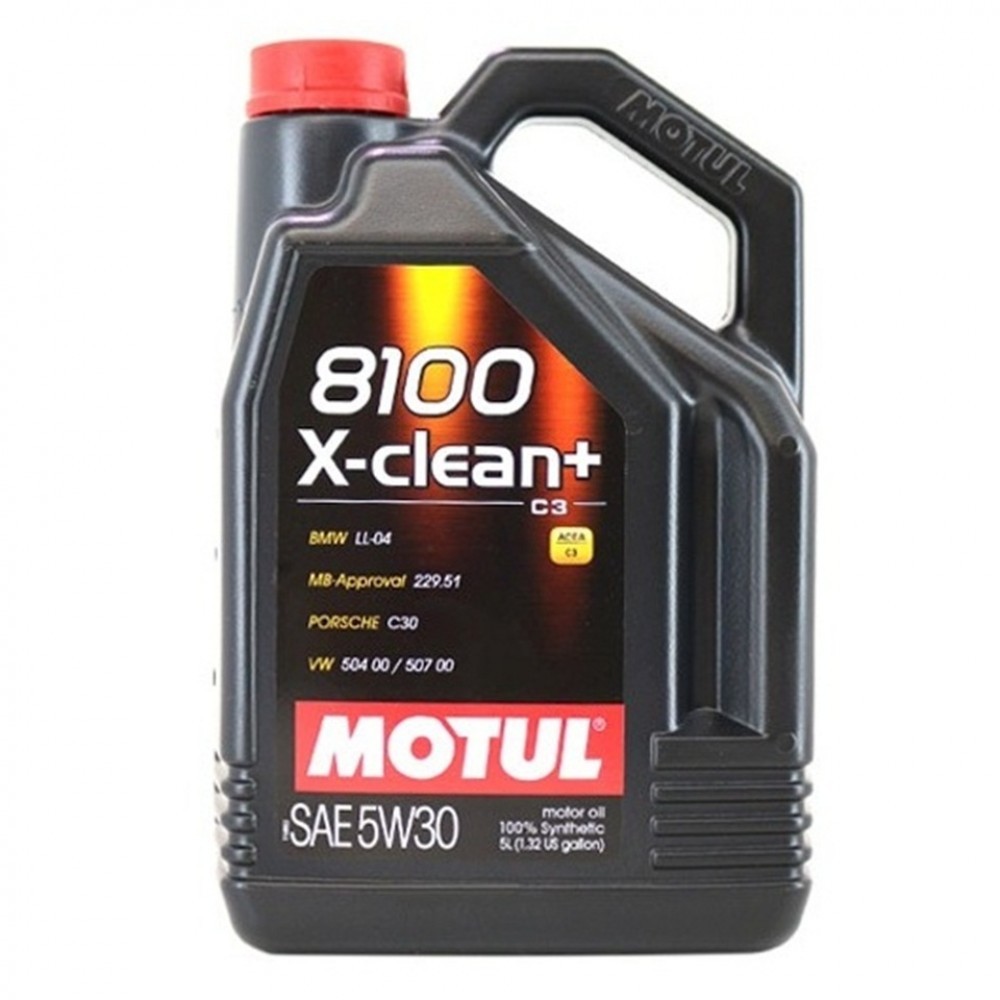 Снимка на Моторно масло MOTUL 8100 X-CLEAN+ 5W30 5W30 106377 за камион MAN TGA 33.530 - 530 коня дизел