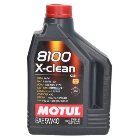 Снимка на Моторно масло MOTUL 8100 X-CLEAN 5W40 5W40 102049 за Pontiac G6 3.9 - 243 коня бензин