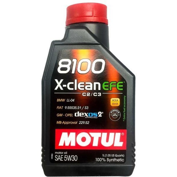 Снимка на Моторно масло MOTUL 8100 X-CLEAN EFE 5W30 5W30 107210 за Fiat Palio 178bx 1.8 - 106 коня бензин