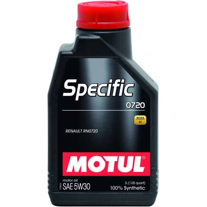 Снимка на Моторно масло MOTUL SPECIFIC 0720 5W30 5W30 102208 за Fiat Palio 178bx 1.8 - 106 коня бензин