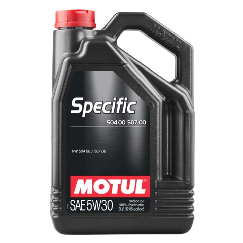 Снимка на Моторно масло MOTUL SPECIFIC 504 00 - 507 00 5W30 5W30 106375 за Fiat Palio 178bx 1.8 - 106 коня бензин