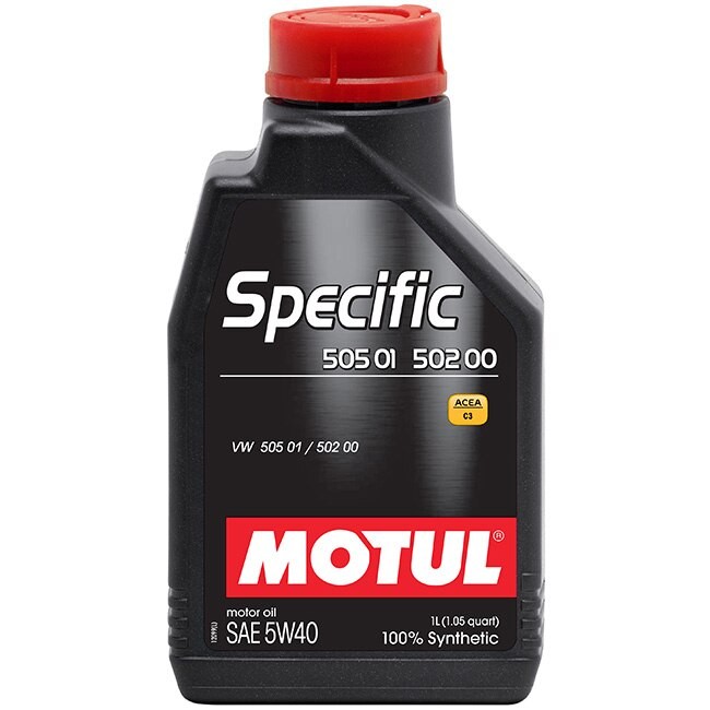 Снимка на Моторно масло MOTUL SPECIFIC 505 01 - 502 00 - 505 00 5W40 5W40 101573 за Audi TT Roadster (8J9) 3.2 V6 quattro - 250 коня бензин