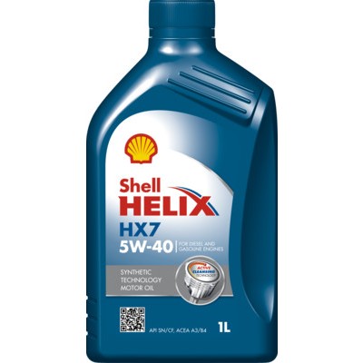 Снимка на Моторно масло SHELL Helix HX7 5W-40 550046275 за Alfa Romeo 155 (167) Sedan 2.0 16V Turbo Q4 (167.A2B, 167.A2C, 167.A2E) - 190 коня бензин