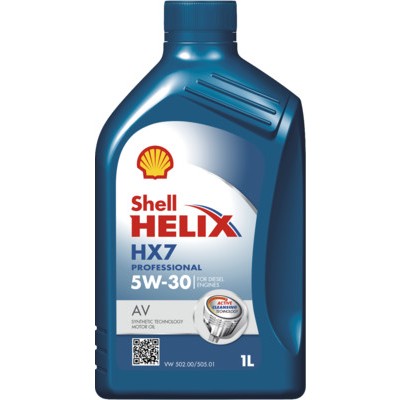 Снимка на Моторно масло SHELL Helix HX7 Professional AV 5W-30 550046311 за Fiat Palio 178bx 1.8 - 106 коня бензин
