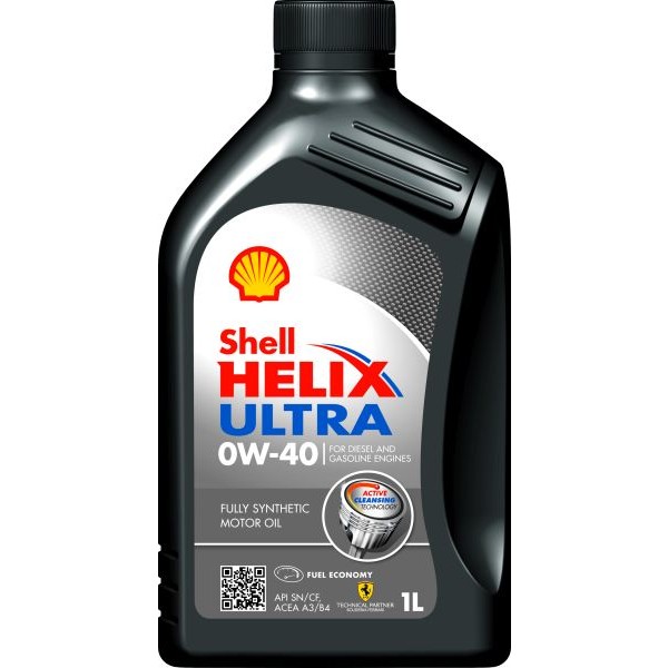 Снимка на Моторно масло SHELL Helix Ultra 0W-40 550040584 за камион DAF 95 XF FTR 95 XF 380 - 381 коня дизел