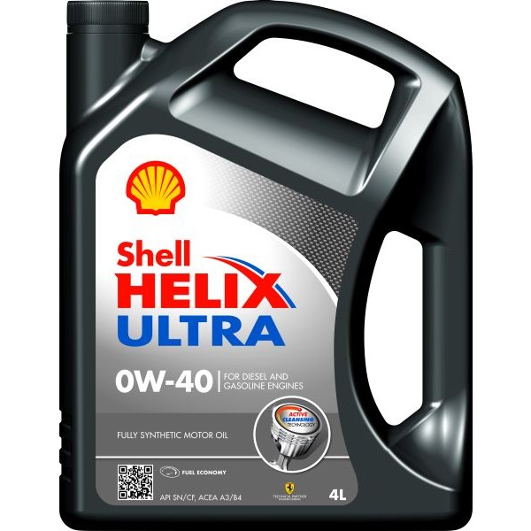 Снимка на Моторно масло SHELL Helix Ultra 0W-40 550046282 за Toyota RAV4 3.5 - 273 коня бензин