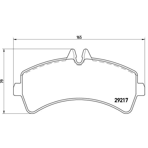 Снимка на Накладки BREMBO DIRECTIONAL BRAKE PADS P 50 067 за Mercedes E-class Coupe (c207) E 250 CGI (207.347) - 204 коня бензин