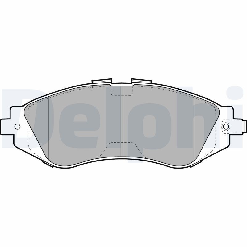 Снимка на Накладки DELPHI LP1403 за Mercedes SLK (r170) 230 Kompressor (170.447) - 193 коня бензин