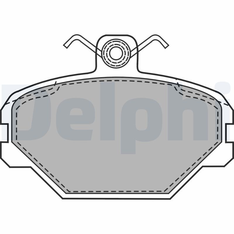 Снимка на Накладки DELPHI LP1653 за Citroen Xsara Estate N2 2.0 HDi 109 - 109 коня дизел