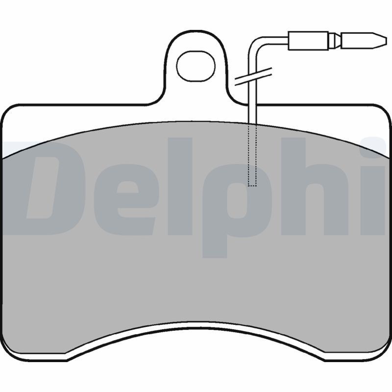 Снимка на Накладки DELPHI LP2255 за VW Jetta 3 (1H2) 1.9 TD - 75 коня дизел