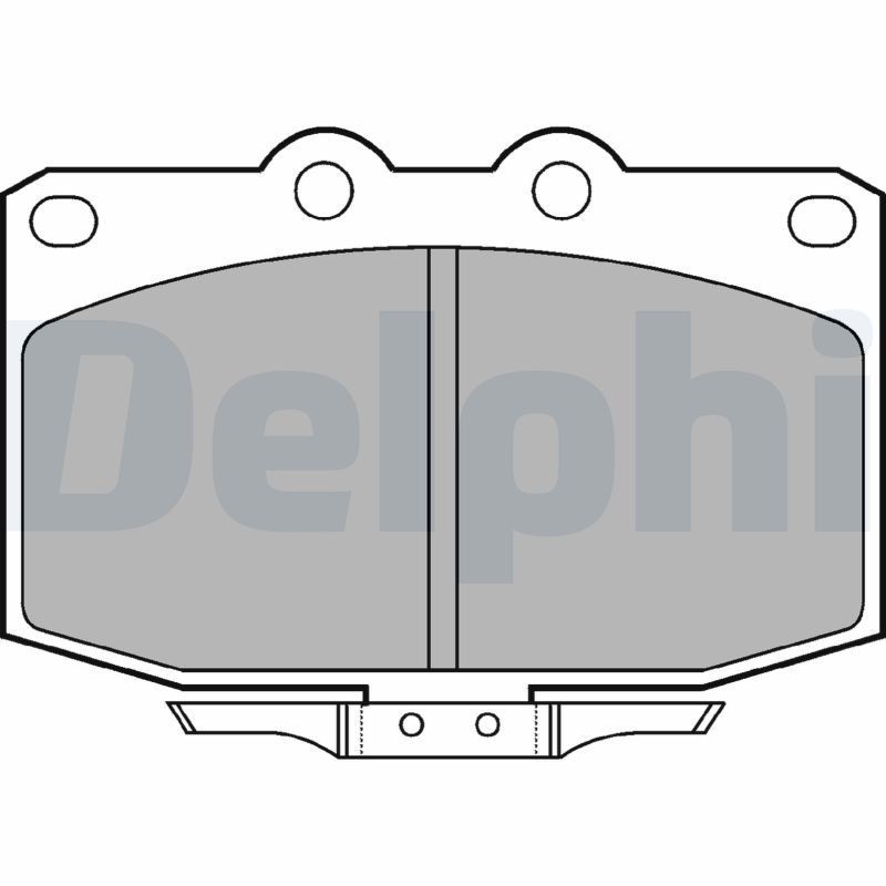 Снимка на Накладки DELPHI LP789 за Toyota Carina E Sports Wagon (T19) 1.6 (AT190) - 115 коня бензин