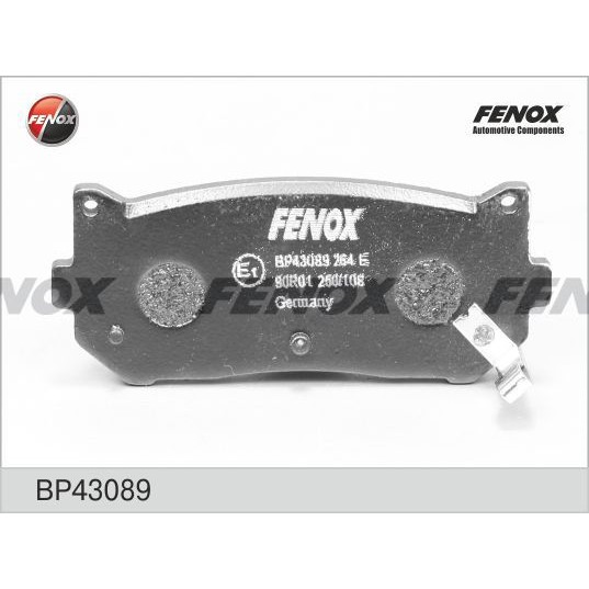 Снимка на Накладки FENOX BP43089 за Kia Carens 2 (FJ) 1.8 - 126 коня бензин