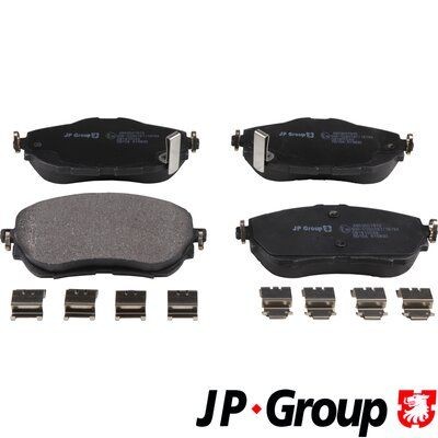 Снимка на Накладки JP GROUP  4863602510 за Toyota Avensis Hatchback (T25) 2.0 D-4D (CDT250_, CDT250R) - 116 коня дизел