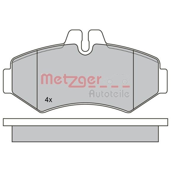 Снимка на Накладки METZGER GREENPARTS 1170274 за Mercedes G-class Cabrio (w463) 300 GE (463.207) - 170 коня бензин