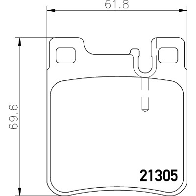Снимка на накладки PAGID T1050 за Mercedes C-class Estate (s203) C 350 4-matic (203.287) - 272 коня бензин