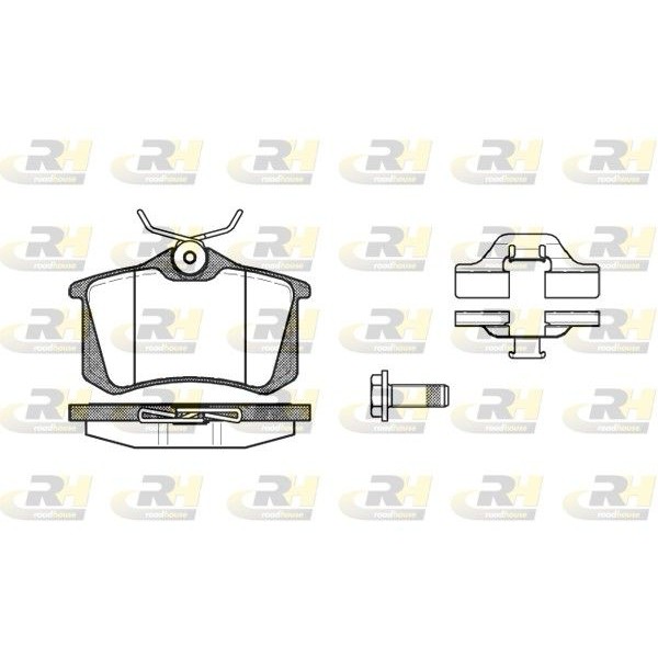 Снимка на Накладки ROADHOUSE 2263.03 за Audi TT Roadster (8N9) 1.8 T - 190 коня бензин