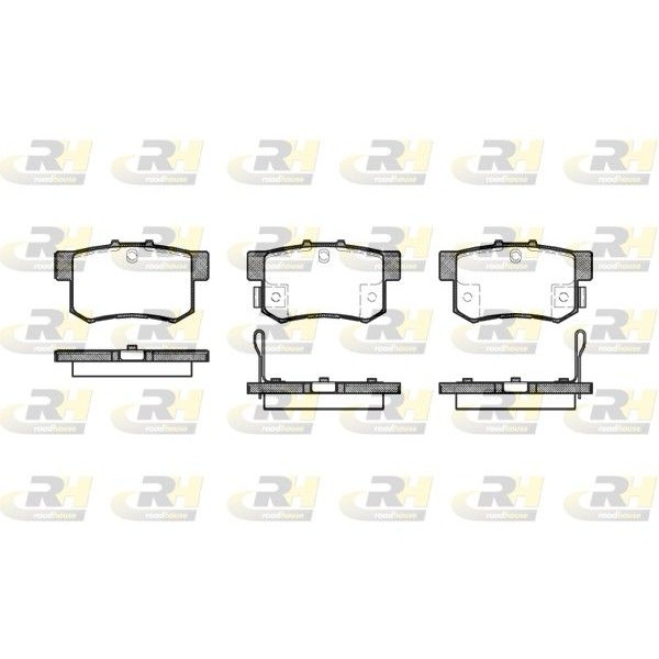 Снимка на Накладки ROADHOUSE 2325.22 за Honda Civic 7 Hatchback (EU,EP,EV) 1.7 CTDi (EP4, EU9) - 100 коня дизел