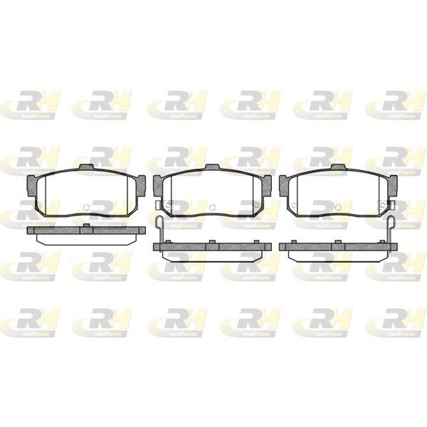 Снимка на Накладки ROADHOUSE 2366.22 за Nissan Pulsar Hatchback (N15) 1.4 - 87 коня бензин