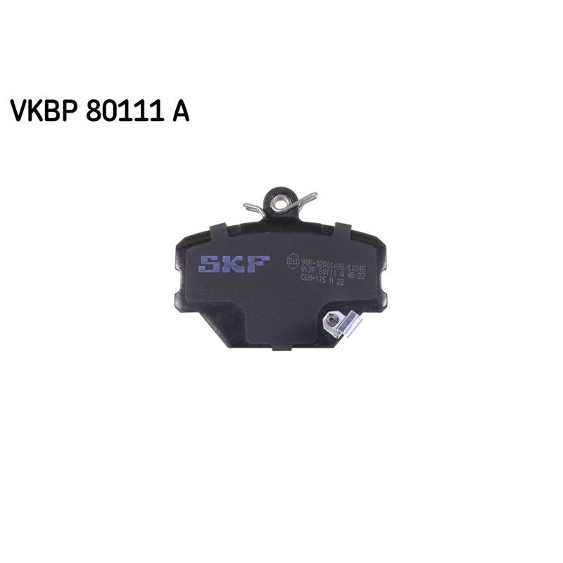 Снимка на Накладки SKF VKBP 80111 A за Smart City-Coupe (450) 0.7 (450.352, 450.353) - 61 коня бензин
