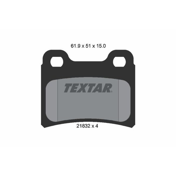Снимка на Накладки TEXTAR Q+ 2016804 за VW Caddy 2 Box (9K9A) 1.9 SDI - 64 коня дизел