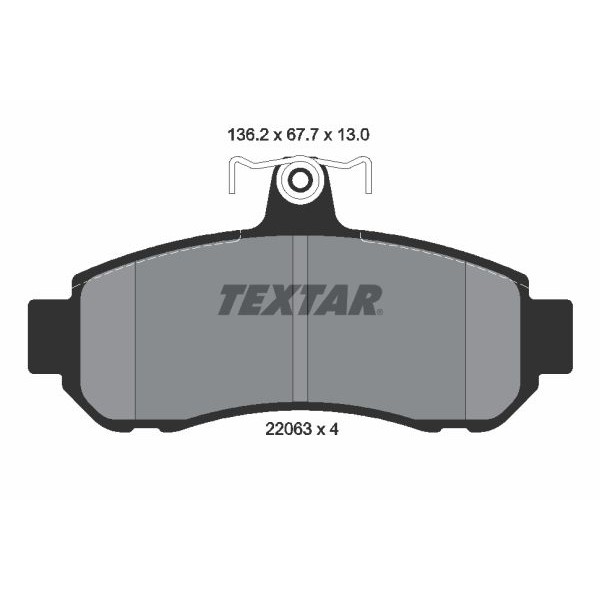 Снимка на Накладки TEXTAR Q+ 2148703 за BMW X3 E83 2.5 si - 218 коня бензин