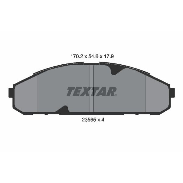 Снимка на Накладки TEXTAR Q+ 2316901 за Peugeot 306 Saloon 2.0 S16 - 150 коня бензин