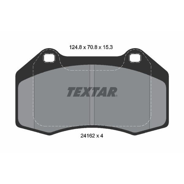Снимка на Накладки TEXTAR Q+ 2384504 за Mazda Premacy (CP) 2.0 TD - 90 коня дизел