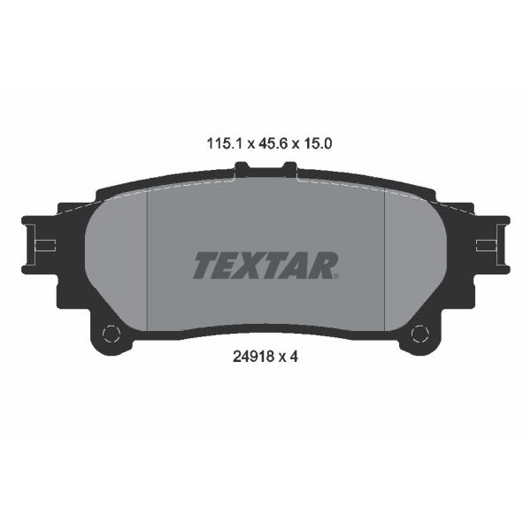 Снимка на Накладки TEXTAR Q+ 2392201 за Mercedes R-class (w251,v251) R 350 (251.056, 251.156) - 272 коня бензин