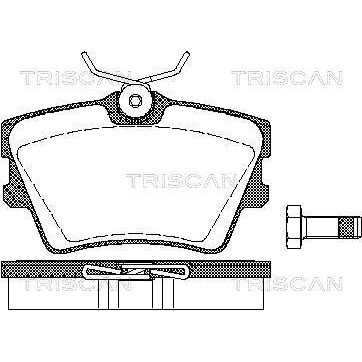 Снимка на Накладки TRISCAN 8110 29016 за Audi A4 Sedan (8EC, B7) 1.9 TDI - 116 коня дизел