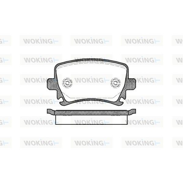 Снимка на Накладки WOKING P11313.00 за VW Golf 6 Variant (AJ5) 2.0 TDI - 140 коня дизел