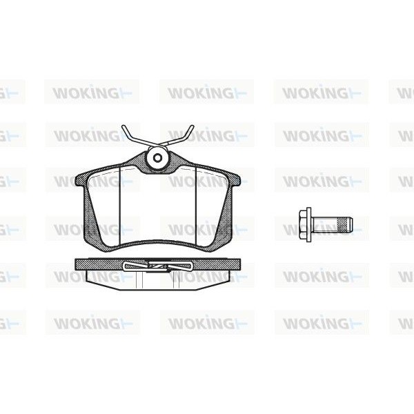 Снимка на Накладки WOKING P3633.05 за VW Golf 5 (1K1) 1.9 TDI 4motion - 105 коня дизел
