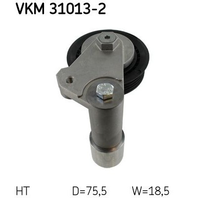 Снимка на Обтяжна ролка ангренажен ремък SKF VKM 16101