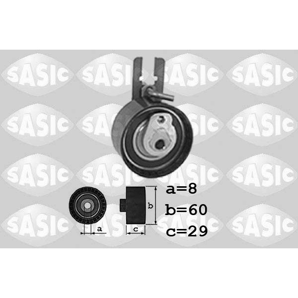 Снимка на Обтяжна ролка ангренажен ремък SASIC 1700013 за Ford Fiesta 6 1.4 TDCi - 68 коня дизел