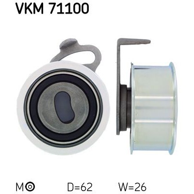 Снимка на Обтяжна ролка ангренажен ремък SKF VKM 71100 за Toyota LiteAce Box (CM3,KM3 V) 1.8 D (CM35_V, CM35RV) - 63 коня дизел