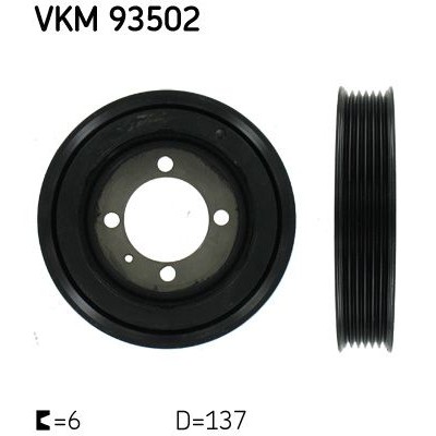 Снимка на Обтяжна ролка ангренажен ремък SKF VKM 75006 за Hyundai Excel Saloon (X-3) 1.5 i 12V - 88 коня бензин