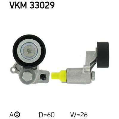 Снимка на Обтяжна ролка пистов ремък SKF VKM 31018 за Seat Cordoba Vario Estate (6K5) 1.9 SDI - 68 коня дизел