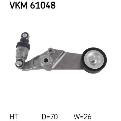 Снимка на Обтяжна ролка пистов ремък SKF VKM 61048 за Ford Explorer (u502) 2.0 - 243 коня бензин