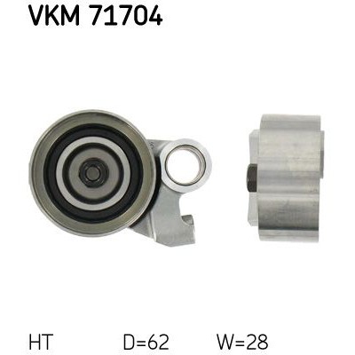 Снимка на Обтяжна ролка пистов ремък SKF VKM 63010 за Honda CR-V 3 2.2 i-CTDi 4WD (RE6) - 140 коня дизел