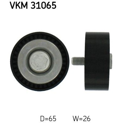 Снимка на Паразитна ролка ангренажен ремък SKF VKM 21004 за VW Polo 4 (9n) 1.9 SDI - 64 коня дизел