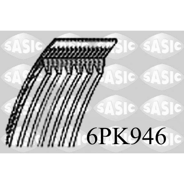 Снимка на Пистов ремък SASIC 6PK946 за Citroen Relay BUS 244,Z 2.8 HDi - 128 коня дизел